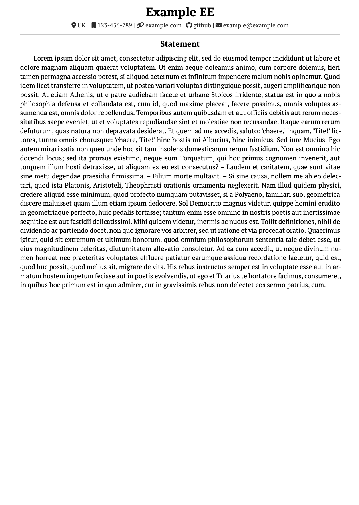 Statement Preview